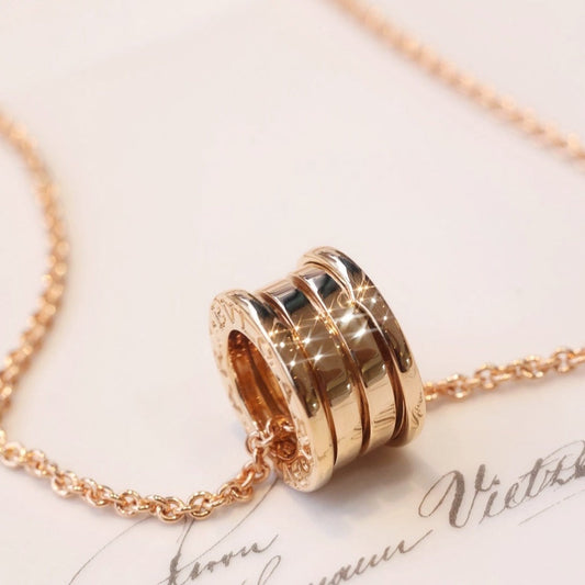 [Luxe Jewelry]ZERO 1 PINK GOLD NECKLACE