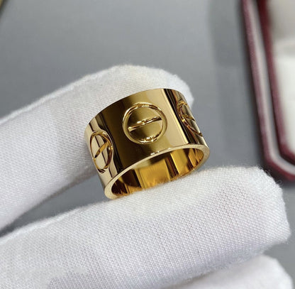 [Luxe Jewelry]LOVE 11MM LARGE RING