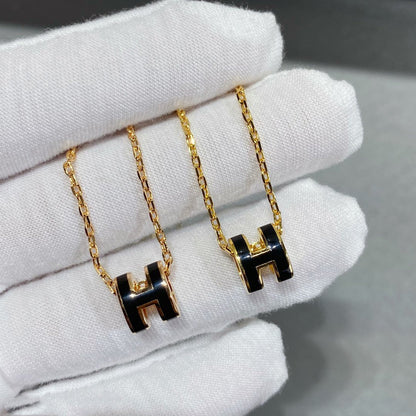 [Luxe Jewelry]MINI POP H NECKLACE