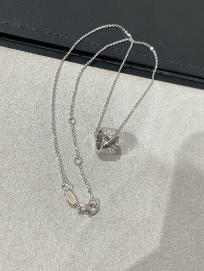 [Luxe Jewelry]LIENS EVIDENCE DIAMOND PAVED NECKLACE