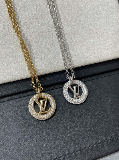 [Luxe Jewelry]BY NIGHT DIAMOND PAVED NECKLACE