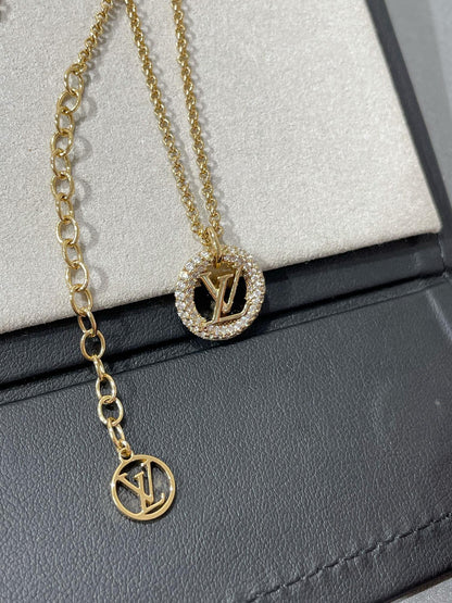 [Luxe Jewelry]BY NIGHT DIAMOND PAVED NECKLACE