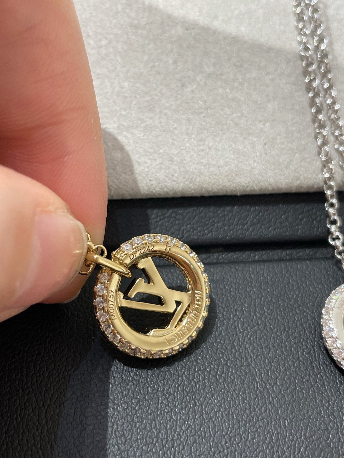 [Luxe Jewelry]BY NIGHT DIAMOND PAVED NECKLACE