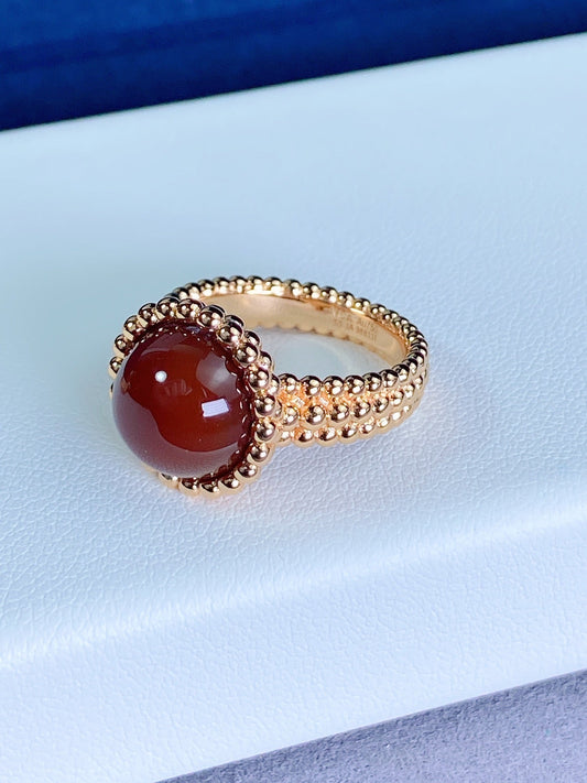 [Luxe Jewelry]PERLEE COULEURS ROSE GOLD RING