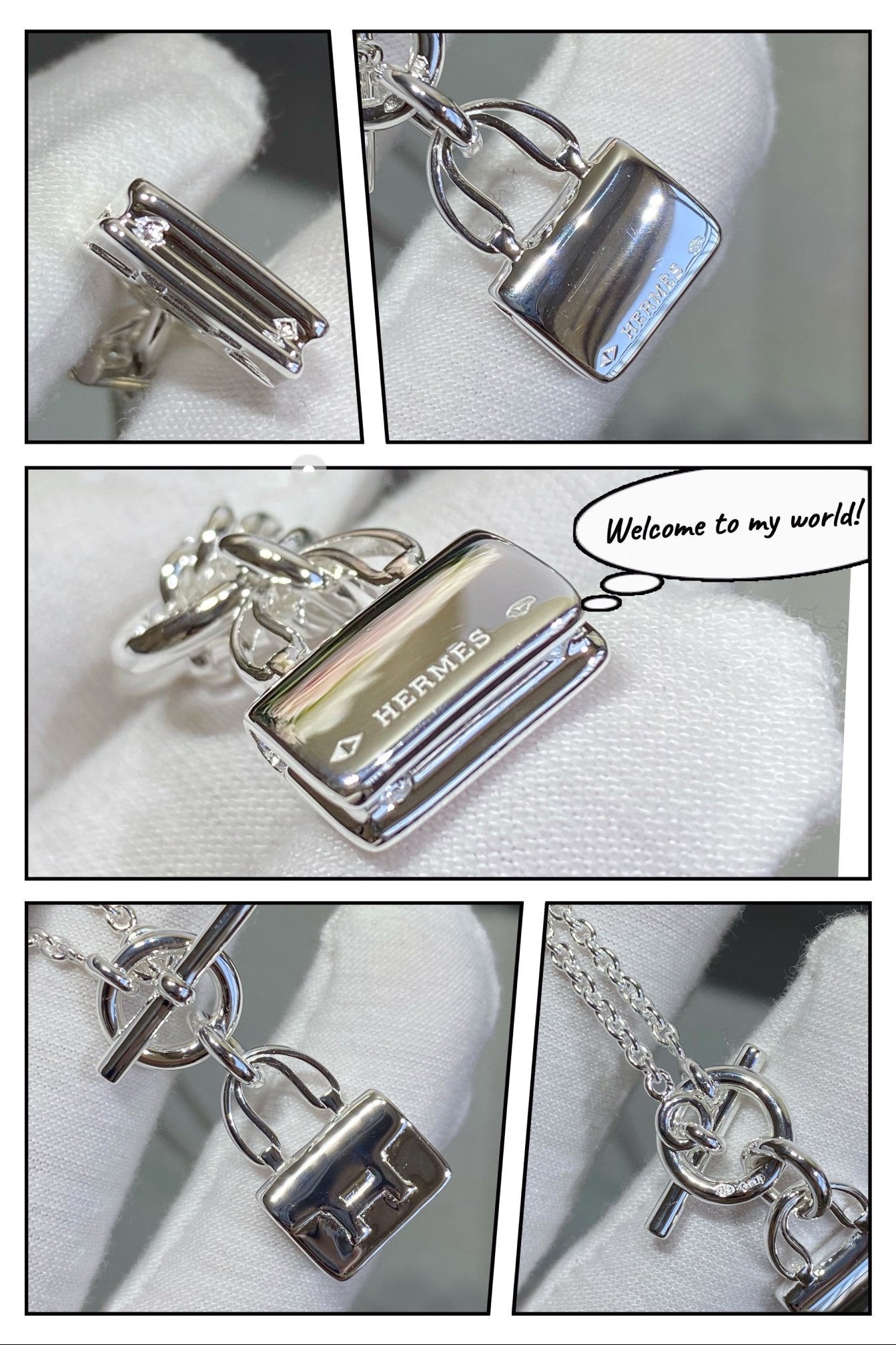[Luxe Jewelry]CONSTANCE PEDANT SILVER NECKLACE