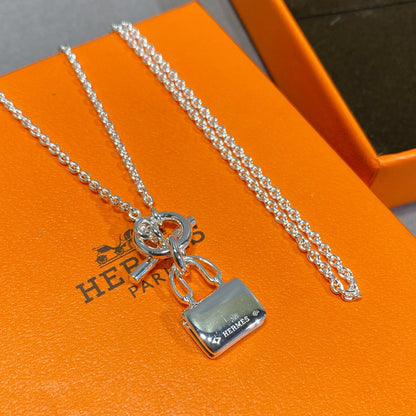 [Luxe Jewelry]CONSTANCE PEDANT SILVER NECKLACE