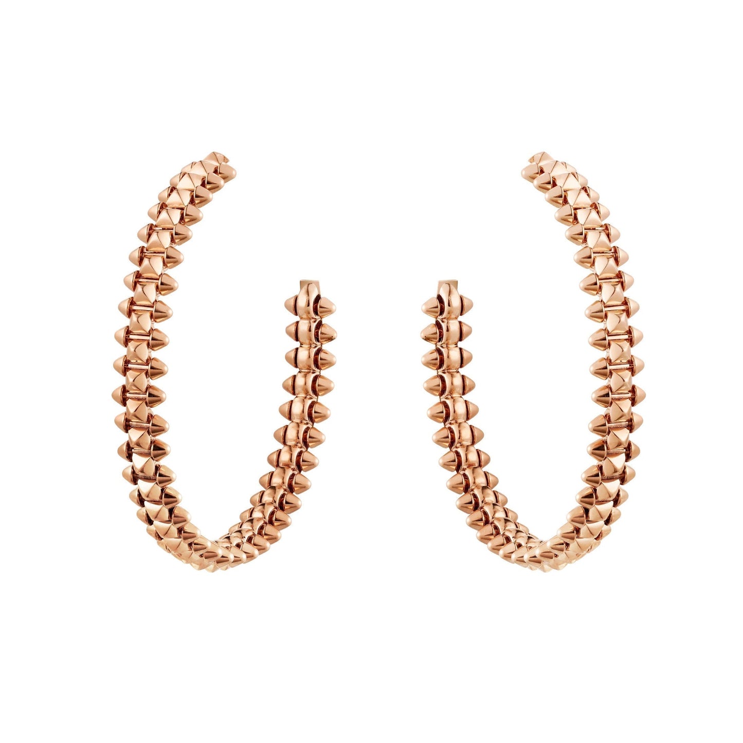 [Luxe Jewelry]CLASH LARGE HOOP EARRINGS
