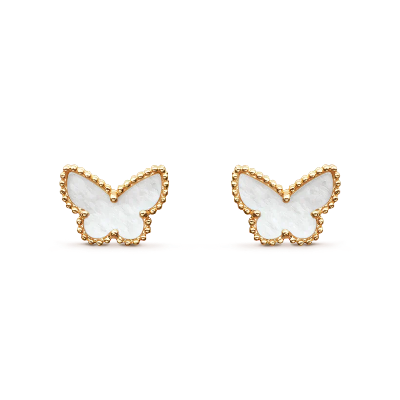 [Luxe Jewelry]SWEET BUTTERFLY MOP EARSTUDS