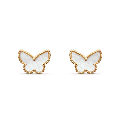 [Luxe Jewelry]SWEET BUTTERFLY MOP EARSTUDS