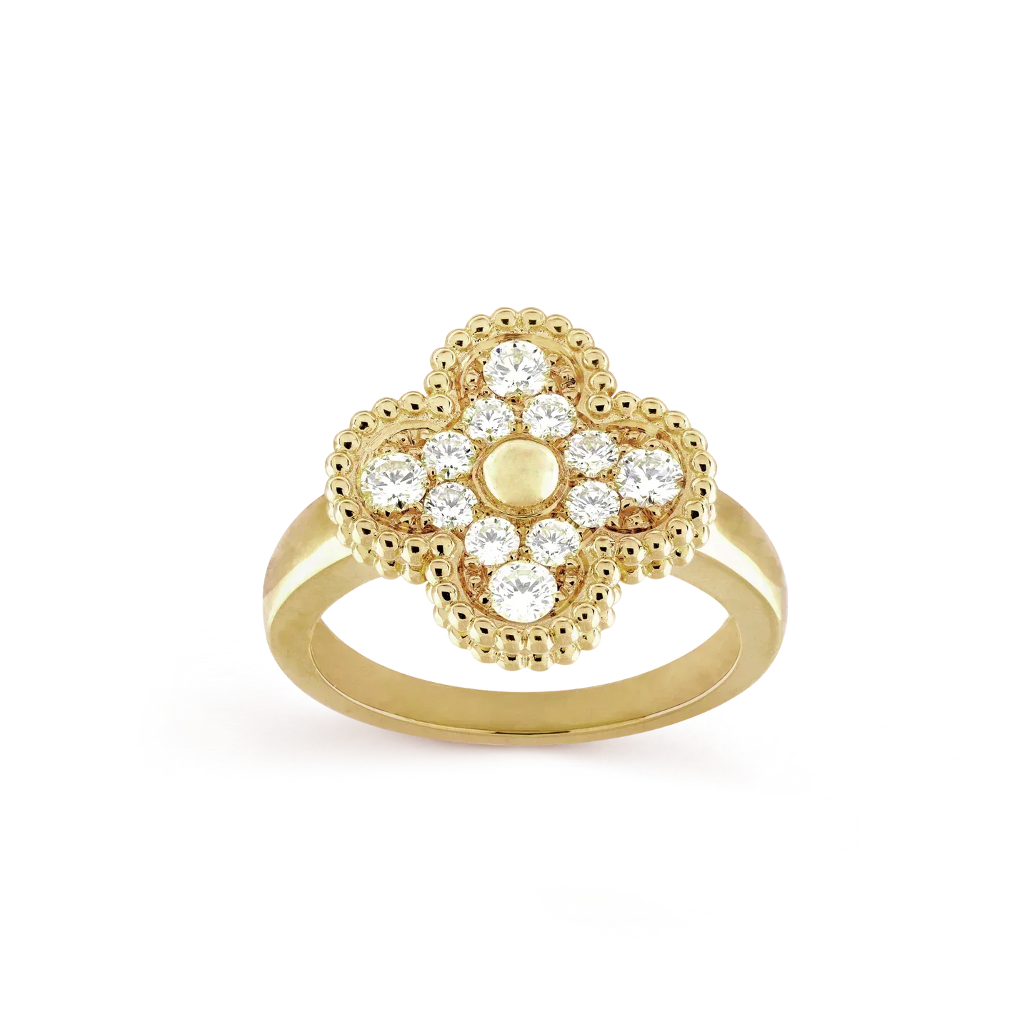 [Luxe Jewelry]CLOVER DIAMOND RING