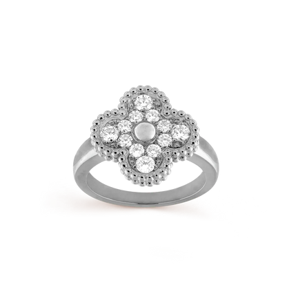 [Luxe Jewelry]CLOVER DIAMOND RING