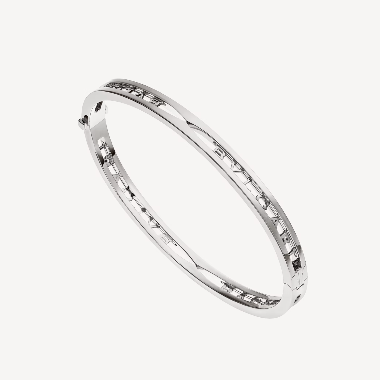 [Luxe Jewelry]ZERO 1 SPIRAL LOGO SILVER BRACELET