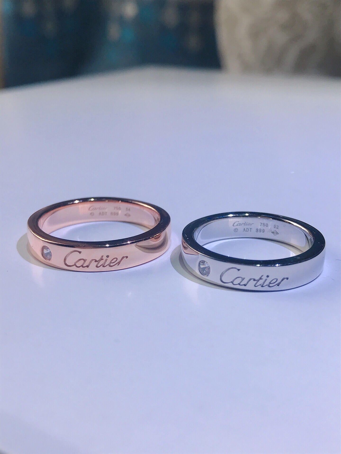 [Luxe Jewelry]C PLATINUM 1 DIAMOND RING