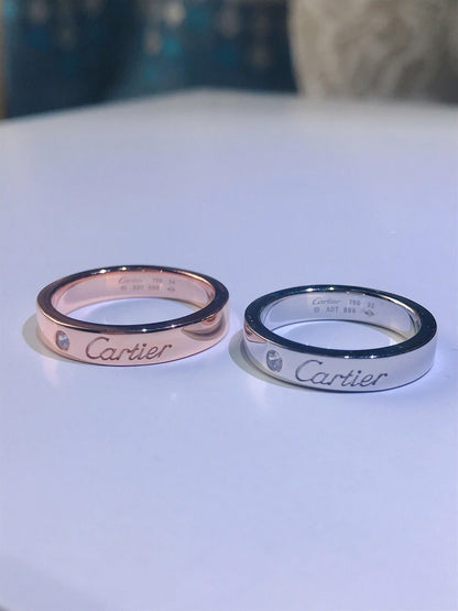 [Luxe Jewelry]C PLATINUM 1 DIAMOND RING