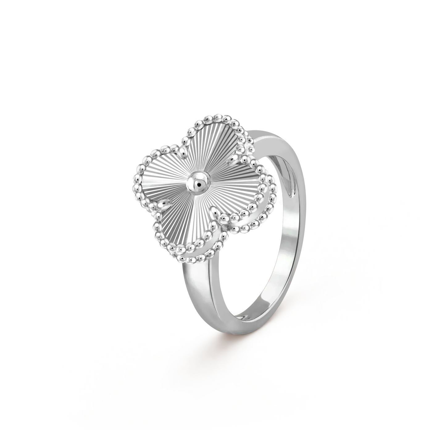 [Luxe Jewelry]CLOVER SILVER RING