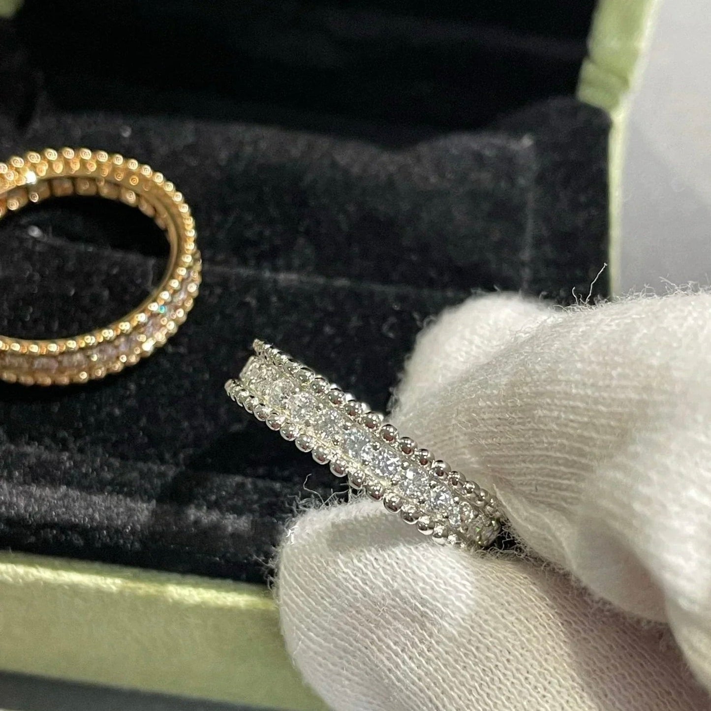 [Luxe Jewelry]PERLEE DIAMOND ROSE GOLD RING