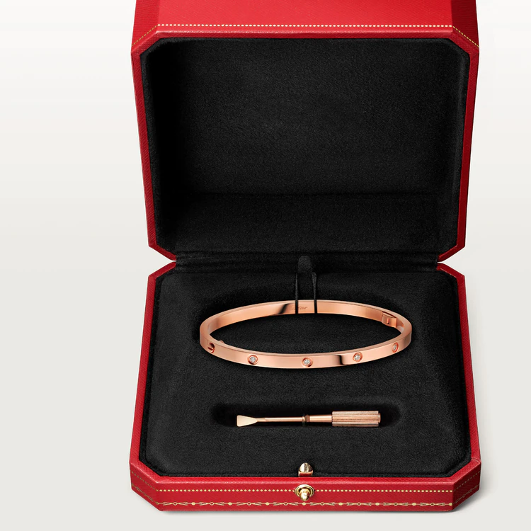[Luxe Jewelry]LOVE BRACELET 3.65MM 10 DIAMONDS