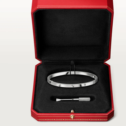 [Luxe Jewelry]LOVE BRACELET 3.65MM 10 DIAMONDS