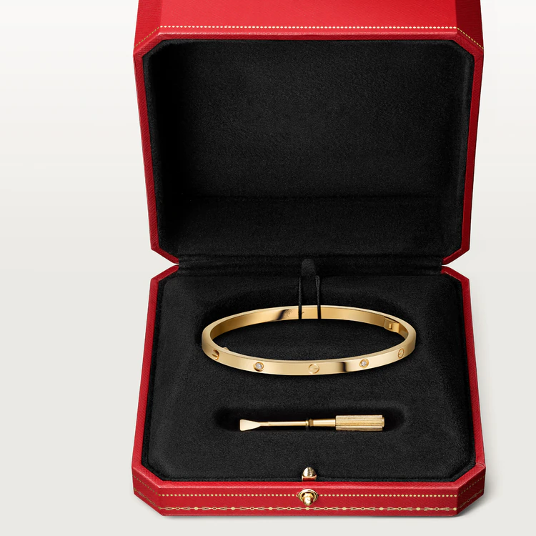[Luxe Jewelry]LOVE BRACELET 3.65MM 6 DIAMONDS
