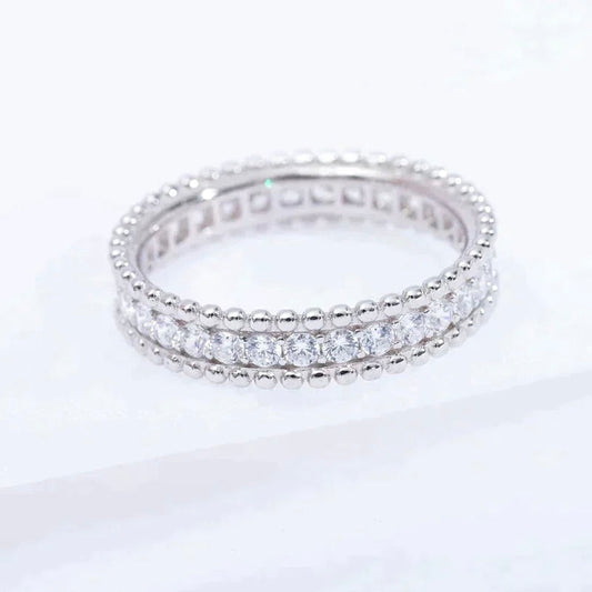 [Luxe Jewelry]PERLEE DIAMOND SILVER RING