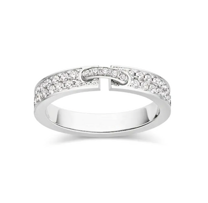 [Luxe Jewelry]ALLIANCE LIENS VIDENCE PAVED DIAMOND 4MM RING
