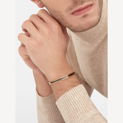 [Luxe Jewelry]ZERO 1 PINK GOLD WITH BLACK CERAMIC BRACELET