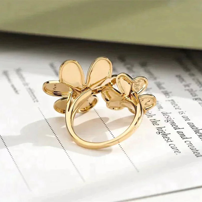 [Luxe Jewelry]CLOVER COMOS GOLD DIAMOND RING