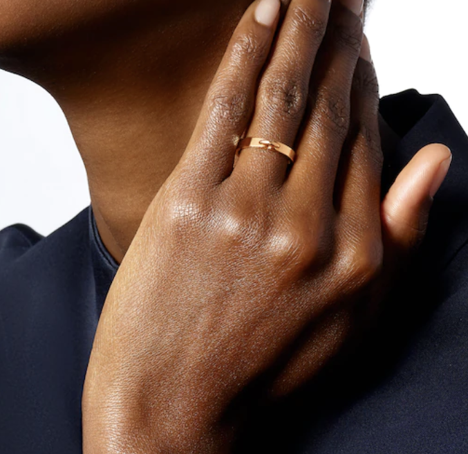 [Luxe Jewelry]ALLIANCE LIENS VIDENCE 3MM RING