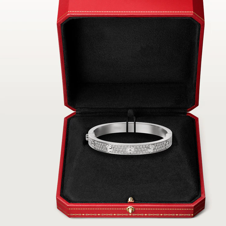 [Luxe Jewelry]LOVE BRACELET 6.1MM DIAMOND-PAVED