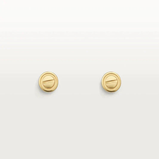 [Luxe Jewelry]LOVE EARRINGS GOLD 10MM