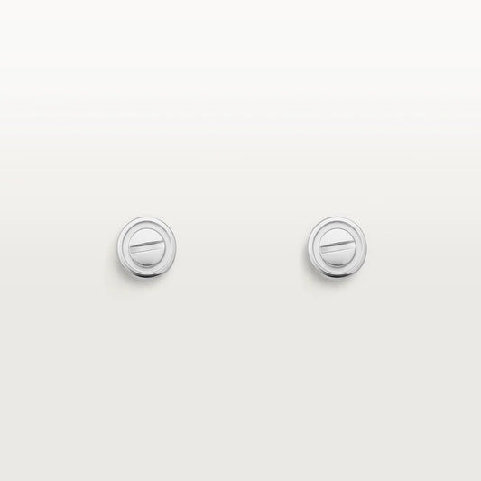 [Luxe Jewelry]LOVE EARRINGS SILVER 10MM