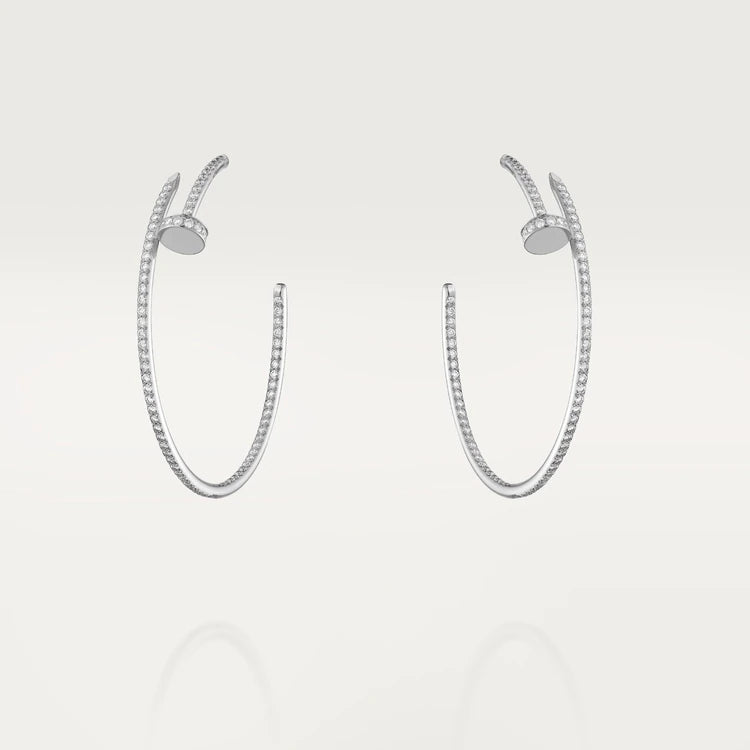 [Luxe Jewelry]JUSTE EARRINGS FULL DIAMONDS 1.8MM