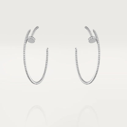 [Luxe Jewelry]JUSTE EARRINGS FULL DIAMONDS 1.8MM