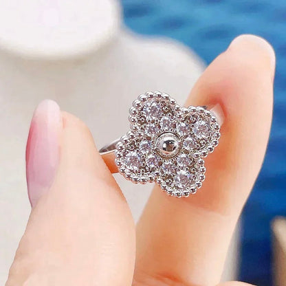[Luxe Jewelry]CLOVER DIAMOND RING