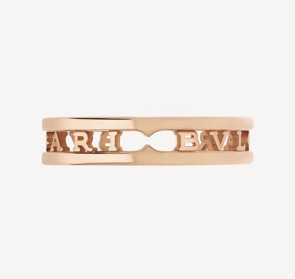 [Luxe Jewelry]ZERO 1 ONE-BAND WITH OPENWORK LOGO SPIRAL RING