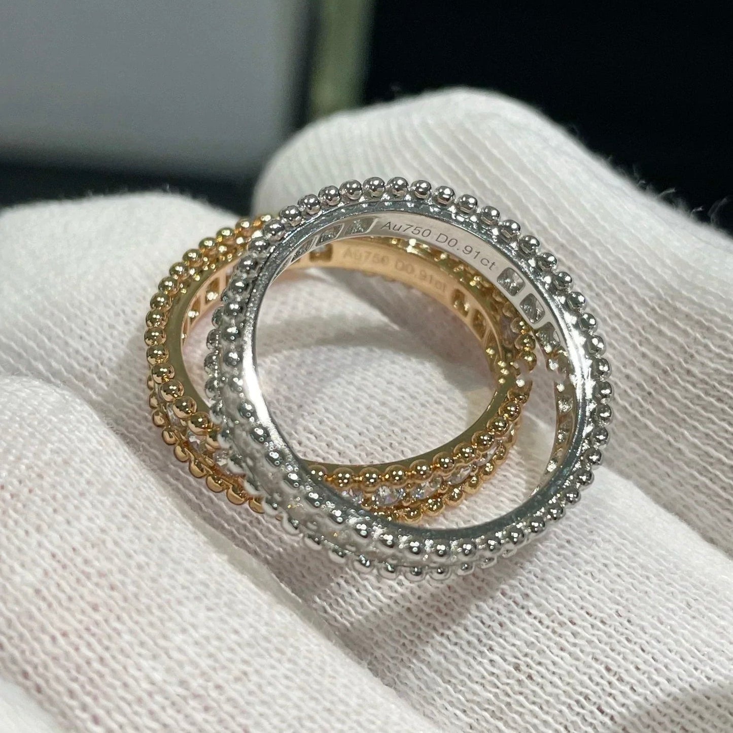 [Luxe Jewelry]PERLEE DIAMOND ROSE GOLD RING