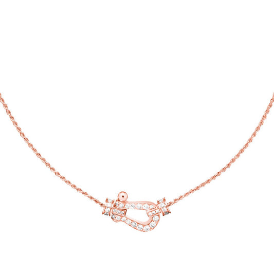 [Luxe Jewelry]FORCE 10 PINK GOLD DIAMOND NECKLACE