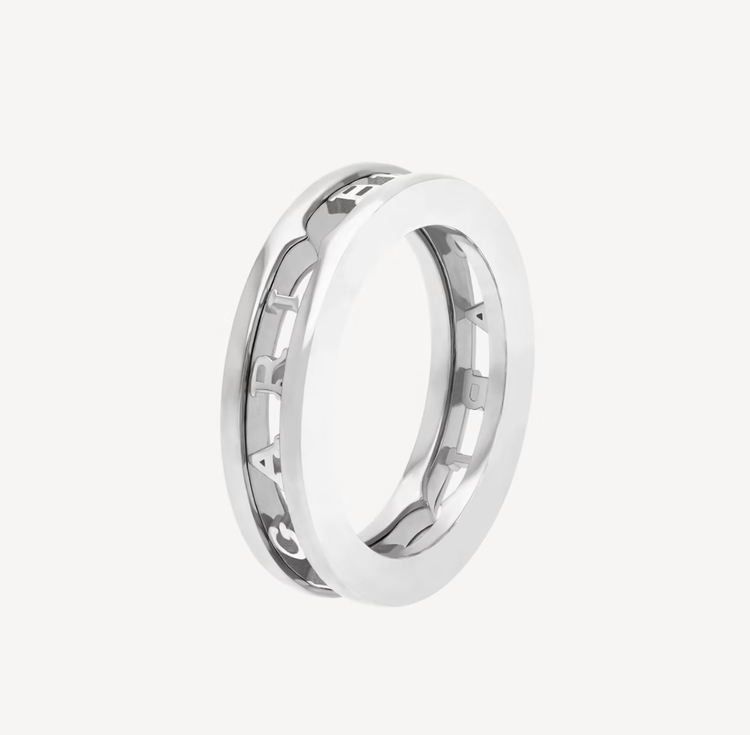 [Luxe Jewelry]ZERO 1 ONE-BAND WITH OPENWORK LOGO SPIRAL RING