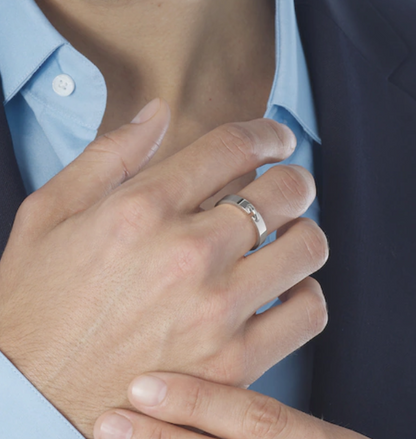 [Luxe Jewelry]ALLIANCE LIENS VIDENCE 4MM RING