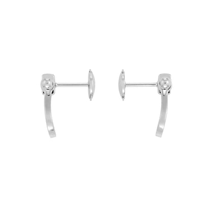 [Luxe Jewelry]FORCE 10 FULL DIAMOND STUD EARRINGS MINI MODEL
