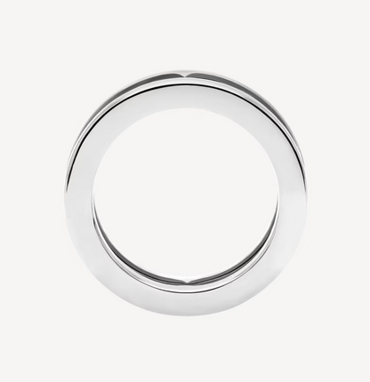 [Luxe Jewelry]ZERO 1 ONE-BAND WITH OPENWORK LOGO SPIRAL RING