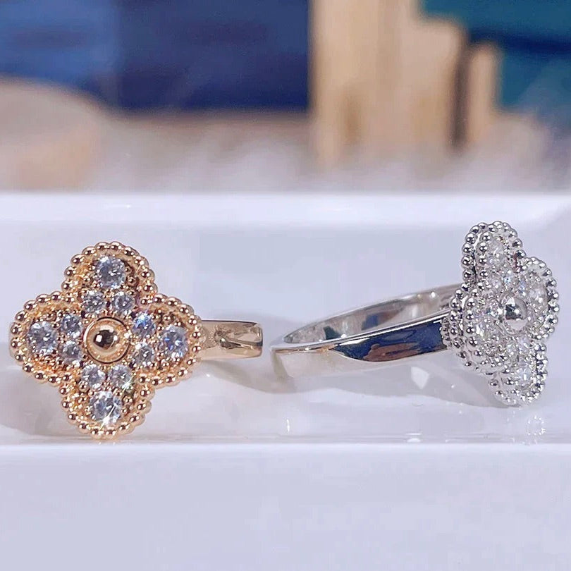 [Luxe Jewelry]CLOVER DIAMOND RING