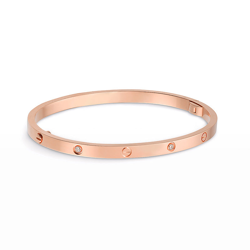 [Luxe Jewelry]LOVE BRACELET 3.65MM 6 DIAMONDS