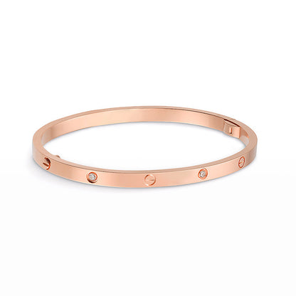 [Luxe Jewelry]LOVE BRACELET 3.65MM 6 DIAMONDS