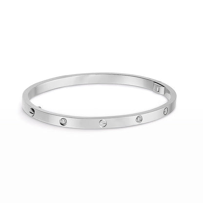 [Luxe Jewelry]LOVE BRACELET 3.65MM 6 DIAMONDS
