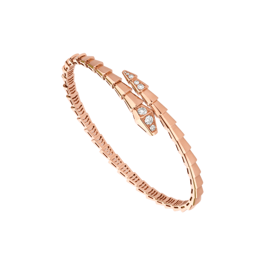 [Luxe Jewelry]SERPENTI BRACELET DIAMONDS PINK GOLD