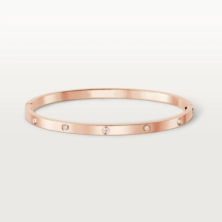 [Luxe Jewelry]LOVE BRACELET 3.65MM 10 DIAMONDS