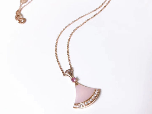 [Luxe Jewelry]DREAM NECKLACE PINK MOP DIAMOND