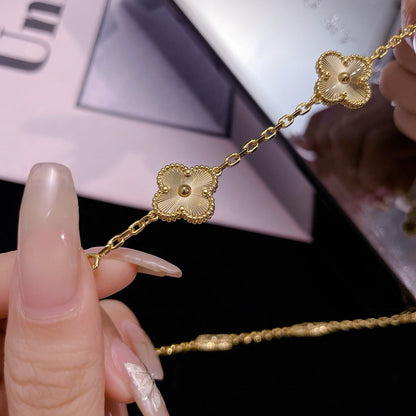 [Luxe Jewelry]CLOVERS THE 10-MOTIFS LASER NECKLACE
