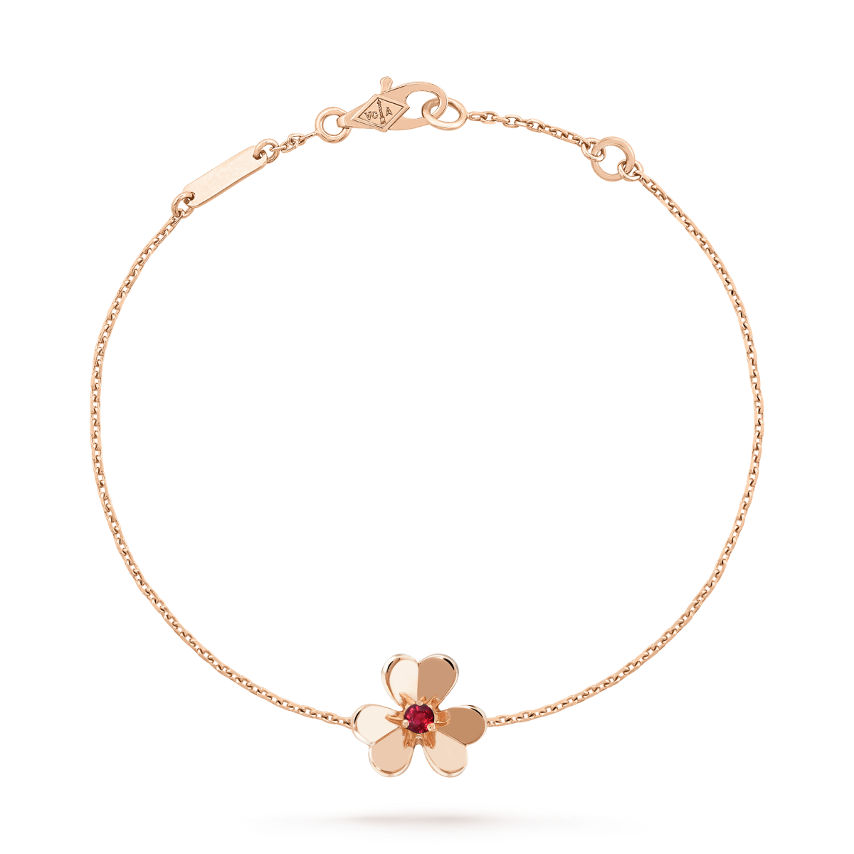 [Luxe Jewelry]FRIVOLE GOLD FLOWER PINK MALACHITE BRACELET